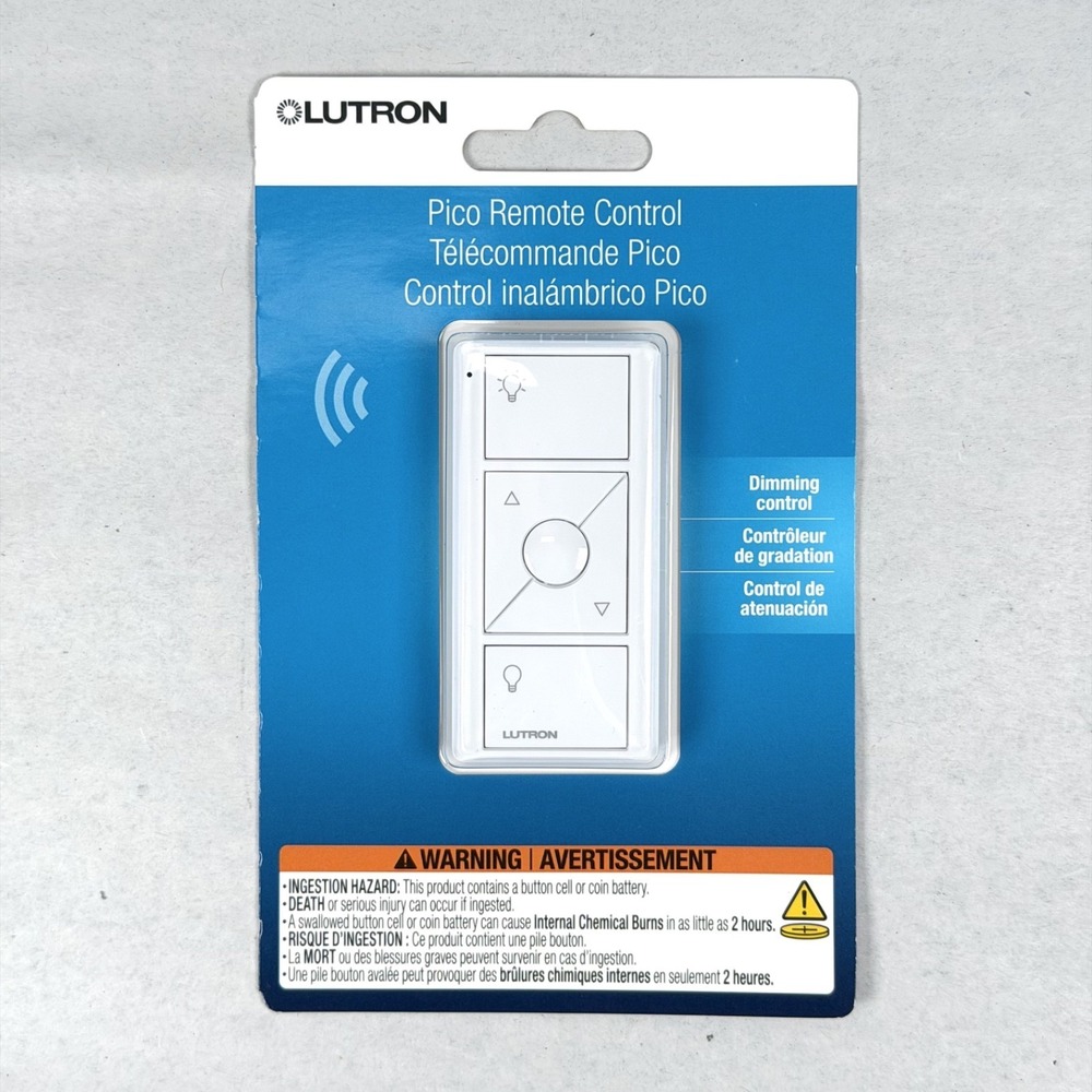 Lutron PJ2-3BRL-WH-L01R Wireless Dimmer - White / New